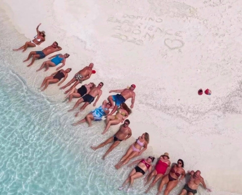 Mare Maldive sdraiati