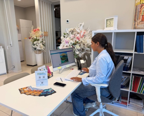 Chiara al computer